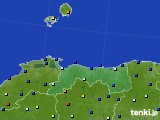 鳥取県のアメダス実況(日照時間)(2015年12月17日)