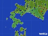 道南のアメダス実況(日照時間)(2015年12月17日)