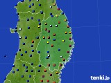 岩手県のアメダス実況(日照時間)(2015年12月17日)