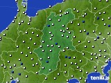 長野県のアメダス実況(風向・風速)(2015年12月17日)