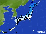 アメダス実況(気温)(2015年12月18日)