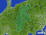 2015年12月20日の長野県のアメダス(気温)