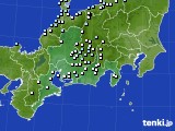 2015年12月21日の東海地方のアメダス(降水量)