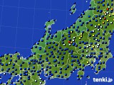 北陸地方のアメダス実況(日照時間)(2015年12月21日)