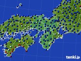 近畿地方のアメダス実況(日照時間)(2015年12月21日)