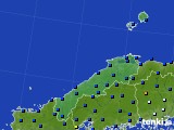 島根県のアメダス実況(日照時間)(2015年12月21日)