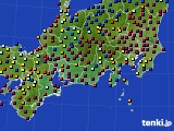 東海地方のアメダス実況(日照時間)(2015年12月22日)