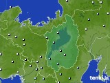 滋賀県のアメダス実況(降水量)(2015年12月23日)