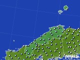 島根県のアメダス実況(降水量)(2015年12月23日)