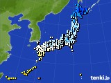 アメダス実況(気温)(2015年12月23日)