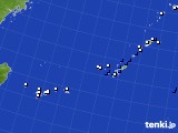 沖縄地方のアメダス実況(風向・風速)(2015年12月23日)