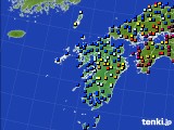 九州地方のアメダス実況(日照時間)(2015年12月24日)