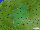 群馬県のアメダス実況(日照時間)(2015年12月25日)