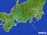 2015年12月26日の東海地方のアメダス(降水量)