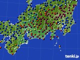 東海地方のアメダス実況(日照時間)(2015年12月27日)