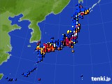 アメダス実況(日照時間)(2015年12月27日)