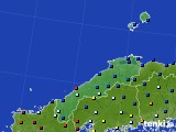 島根県のアメダス実況(日照時間)(2015年12月27日)