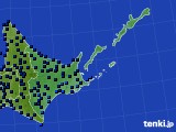 2015年12月27日の道東のアメダス(気温)