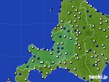 道央のアメダス実況(風向・風速)(2015年12月27日)