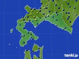 2015年12月28日の道南のアメダス(積雪深)