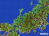 北陸地方のアメダス実況(日照時間)(2015年12月28日)