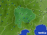 山梨県のアメダス実況(気温)(2015年12月28日)