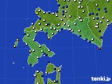 道南のアメダス実況(風向・風速)(2015年12月28日)