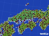 2015年12月30日の中国地方のアメダス(日照時間)