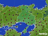 兵庫県のアメダス実況(日照時間)(2015年12月30日)