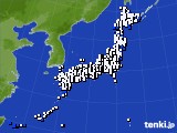 2015年12月30日のアメダス(風向・風速)