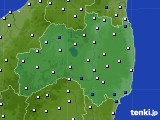 福島県のアメダス実況(風向・風速)(2015年12月30日)