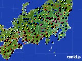 関東・甲信地方のアメダス実況(日照時間)(2015年12月31日)