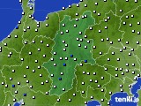 2015年12月31日の長野県のアメダス(風向・風速)