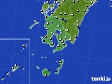 鹿児島県のアメダス実況(風向・風速)(2015年12月31日)