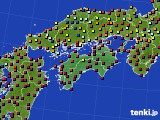 2016年01月01日の四国地方のアメダス(日照時間)