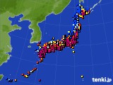 アメダス実況(日照時間)(2016年01月01日)