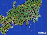 関東・甲信地方のアメダス実況(日照時間)(2016年01月02日)