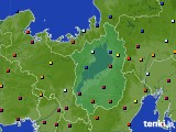 滋賀県のアメダス実況(日照時間)(2016年01月02日)