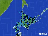 2016年01月02日の北海道地方のアメダス(気温)