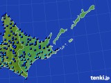 道東のアメダス実況(気温)(2016年01月03日)