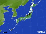 アメダス実況(降水量)(2016年01月04日)
