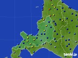 2016年01月04日の道央のアメダス(積雪深)