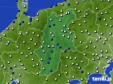 長野県のアメダス実況(風向・風速)(2016年01月04日)