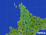 道北のアメダス実況(積雪深)(2016年01月05日)