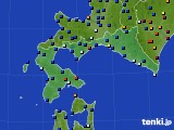 道南のアメダス実況(日照時間)(2016年01月05日)