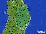 岩手県のアメダス実況(日照時間)(2016年01月06日)