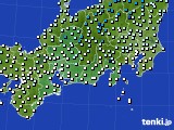 東海地方のアメダス実況(気温)(2016年01月06日)