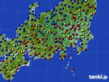 関東・甲信地方のアメダス実況(日照時間)(2016年01月07日)