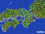 2016年01月07日の近畿地方のアメダス(日照時間)