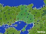 2016年01月07日の兵庫県のアメダス(日照時間)